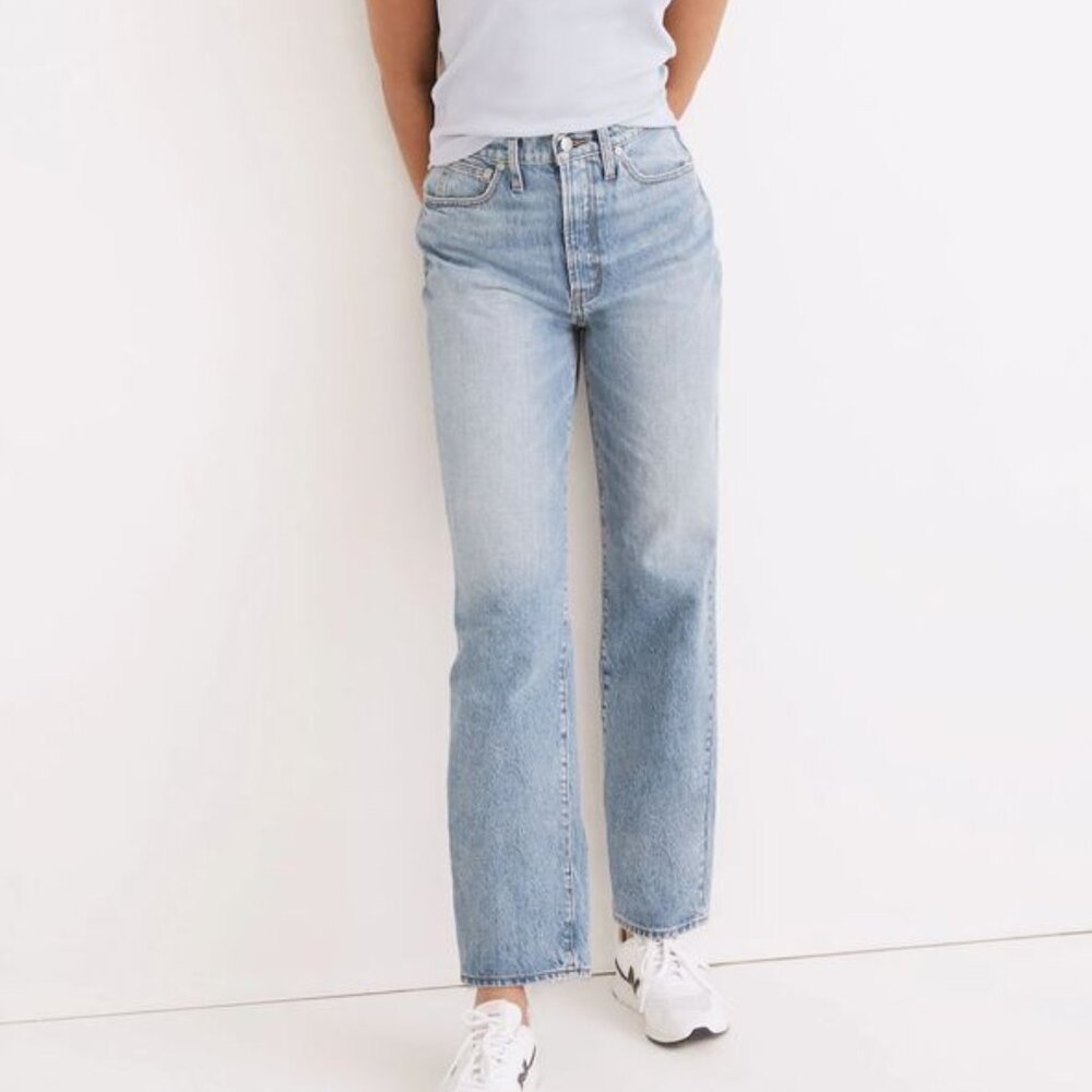 Madewell Light Blue Straight Leg Jeans